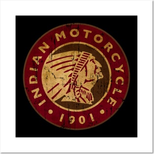 vintage Motorcycle logo 1901 Posters and Art